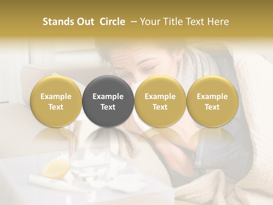 Home Lying Health PowerPoint Template