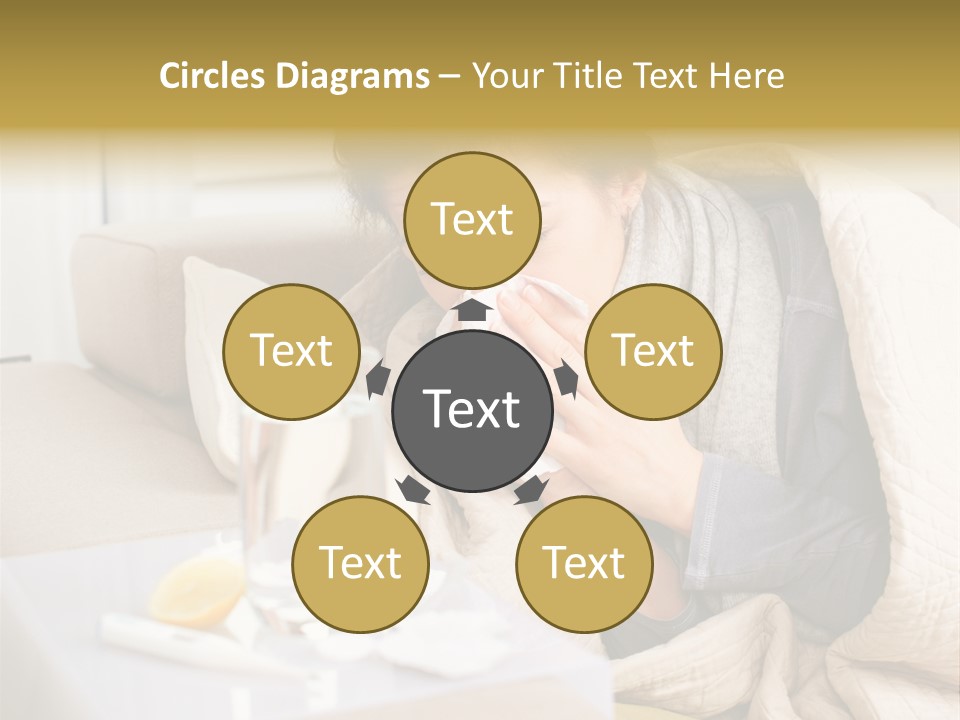 Home Lying Health PowerPoint Template