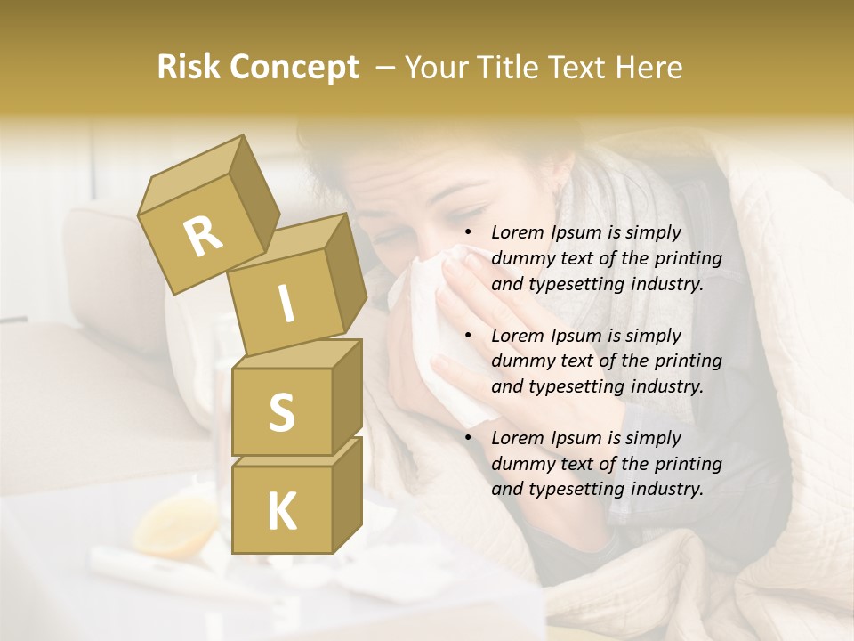 Home Lying Health PowerPoint Template