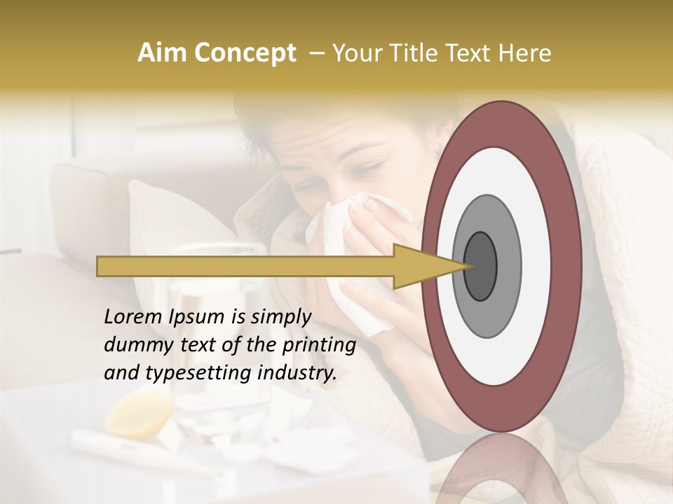 Home Lying Health PowerPoint Template