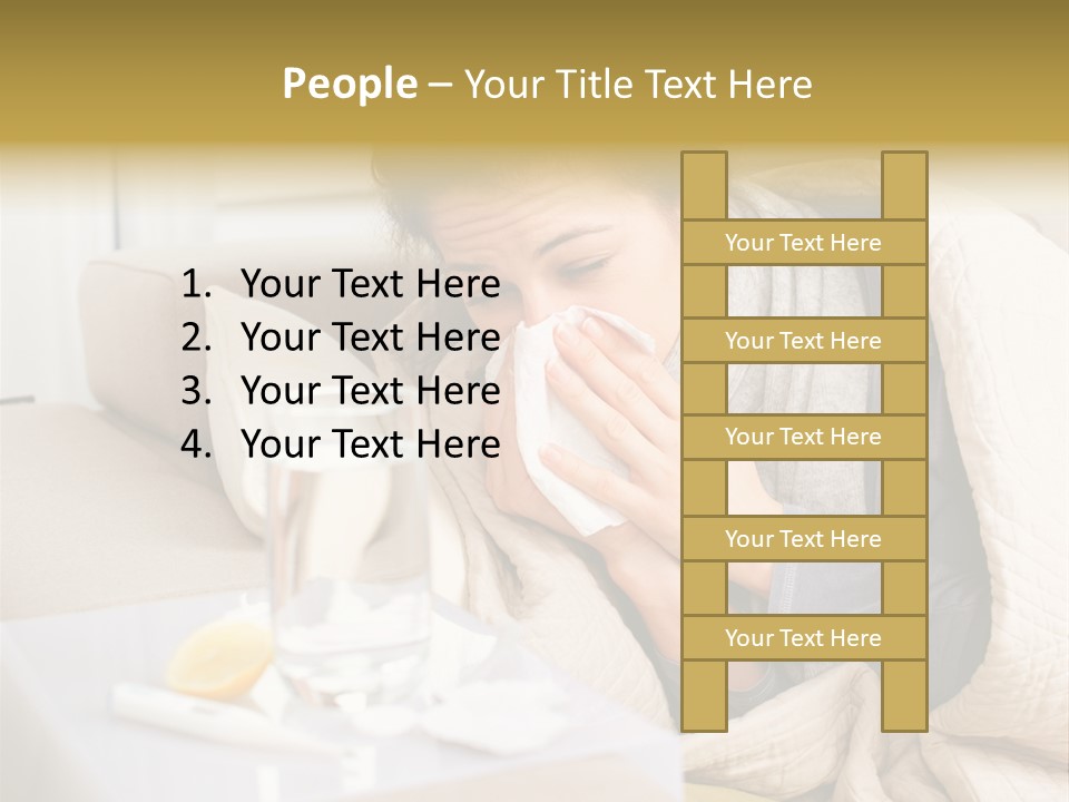 Home Lying Health PowerPoint Template