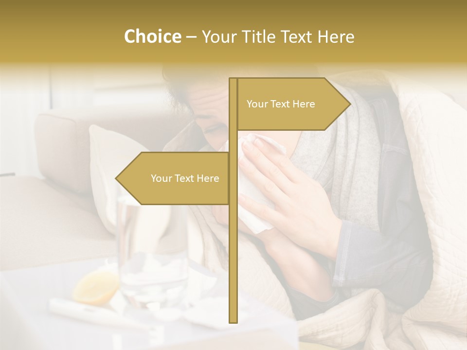 Home Lying Health PowerPoint Template