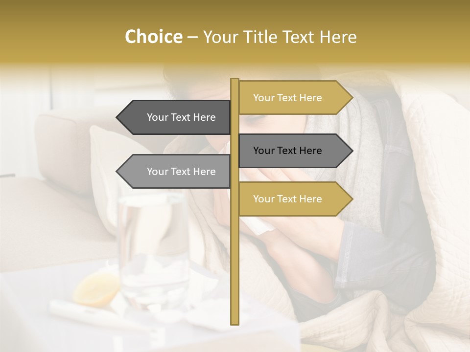 Home Lying Health PowerPoint Template