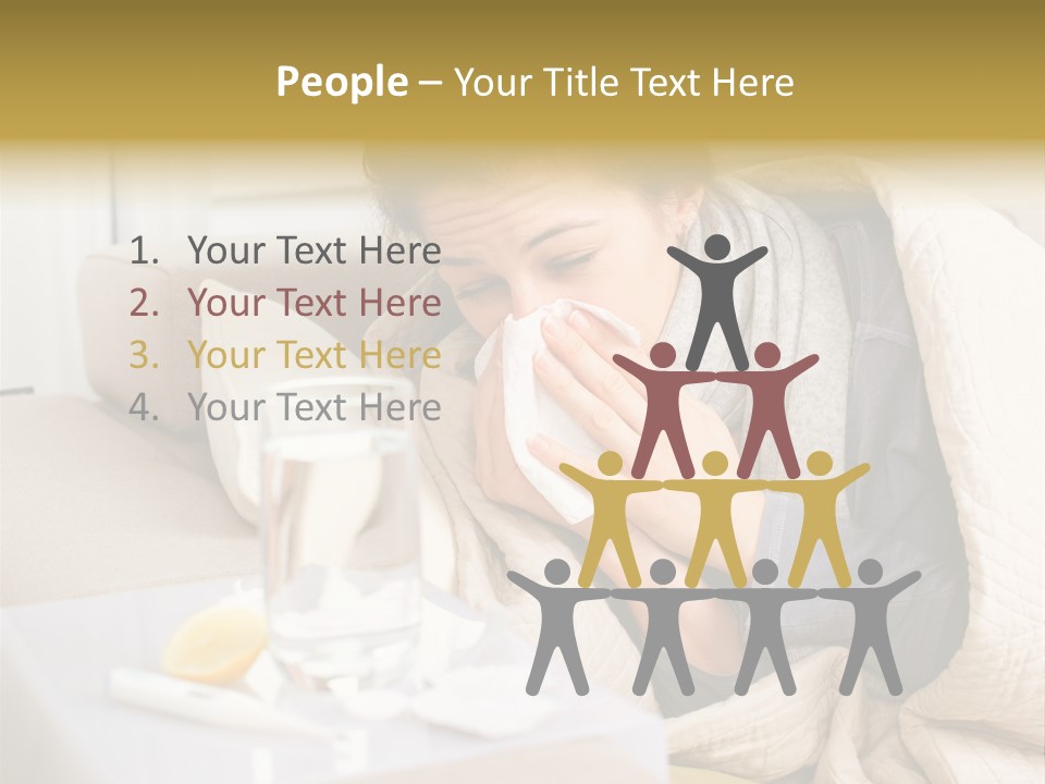 Home Lying Health PowerPoint Template