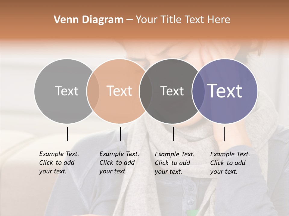 Cold Caucasian Flu PowerPoint Template