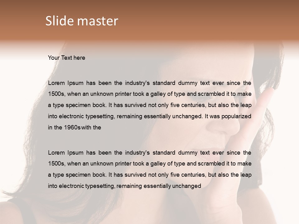 People Expression Hispanic PowerPoint Template