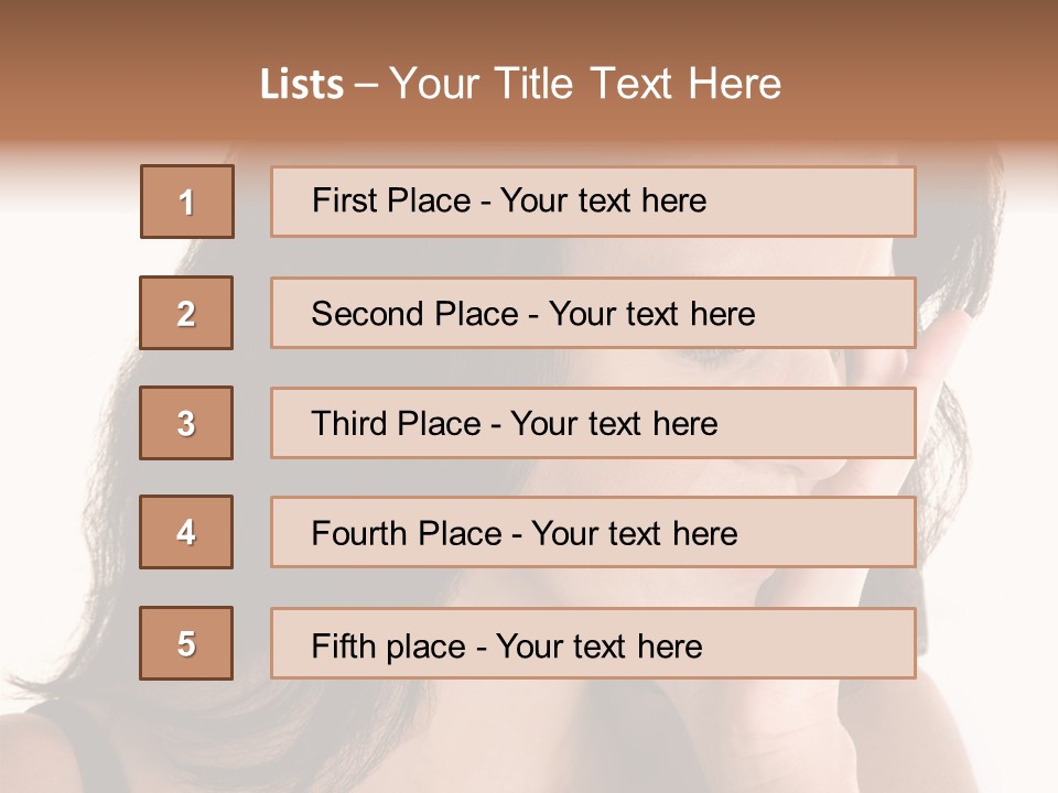 People Expression Hispanic PowerPoint Template