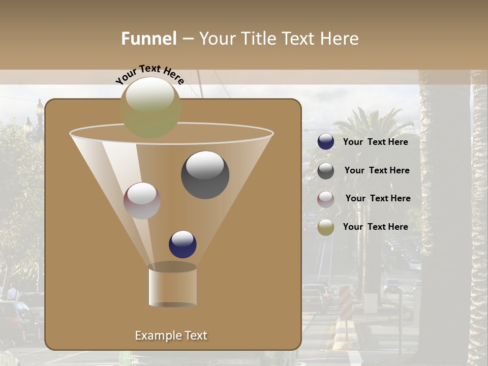 City Tram Passenger PowerPoint Template