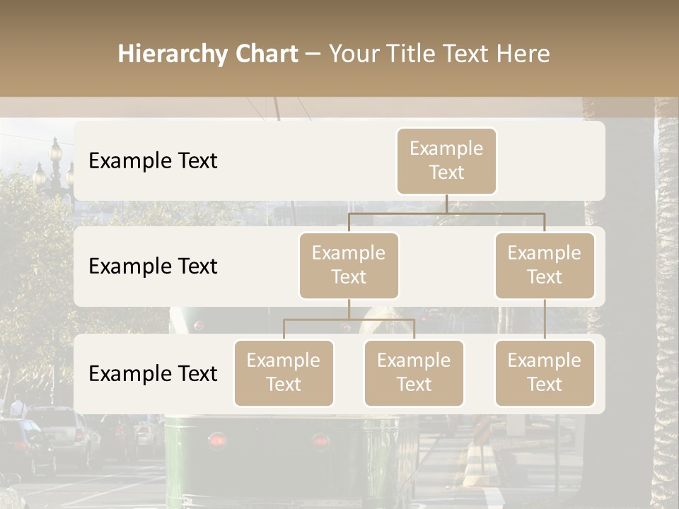 City Tram Passenger PowerPoint Template