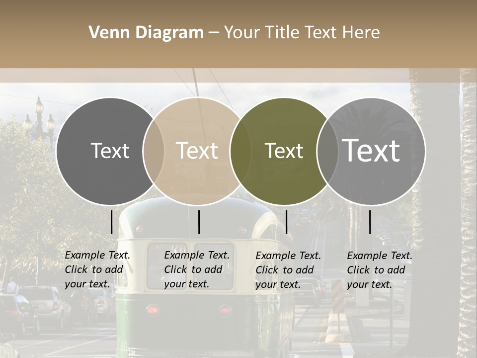 City Tram Passenger PowerPoint Template