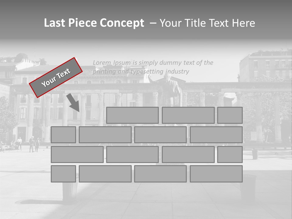 Europe Monument Italia PowerPoint Template