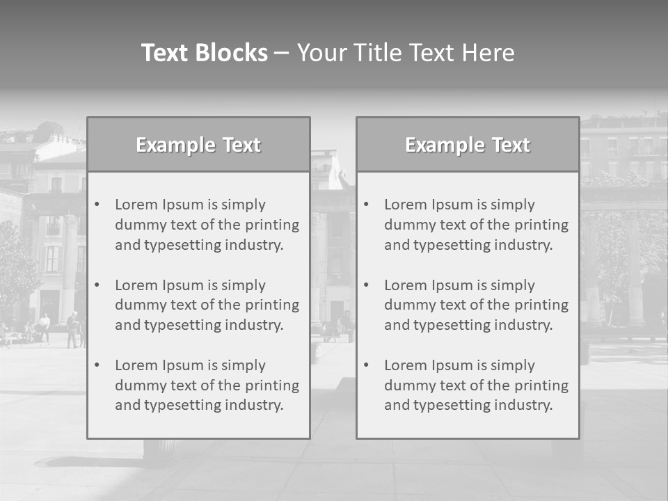 Europe Monument Italia PowerPoint Template