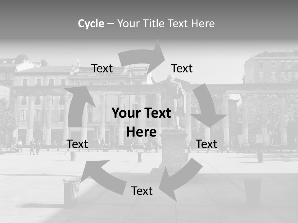 Europe Monument Italia PowerPoint Template