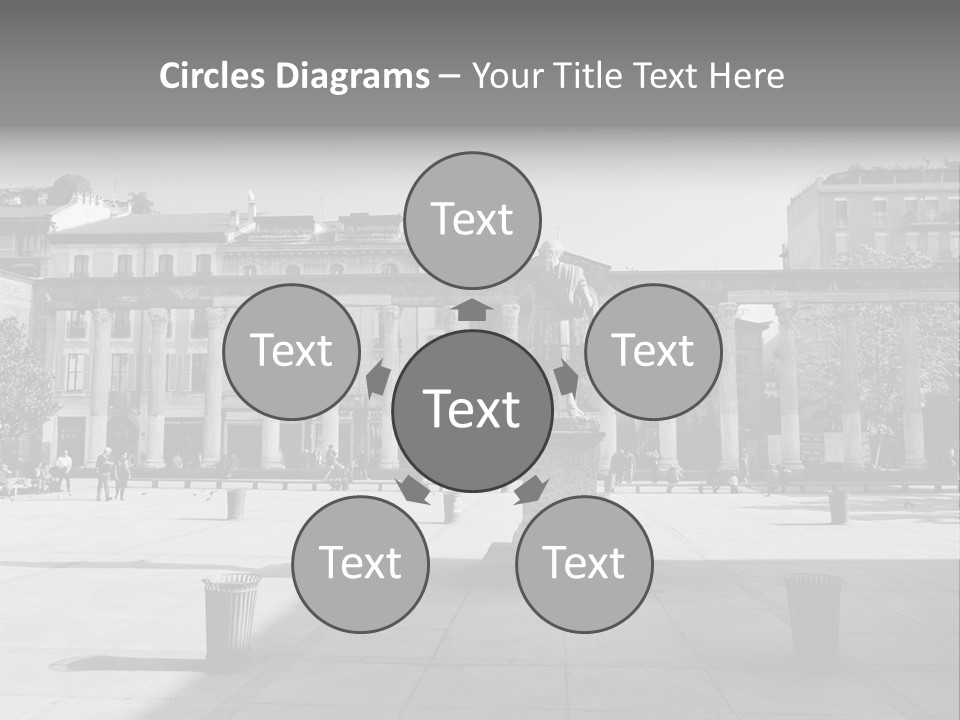 Europe Monument Italia PowerPoint Template