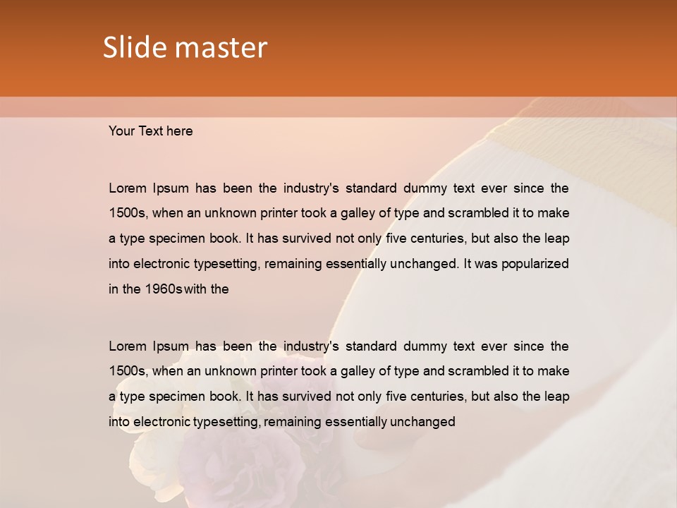 Positive Fertility Expecting PowerPoint Template