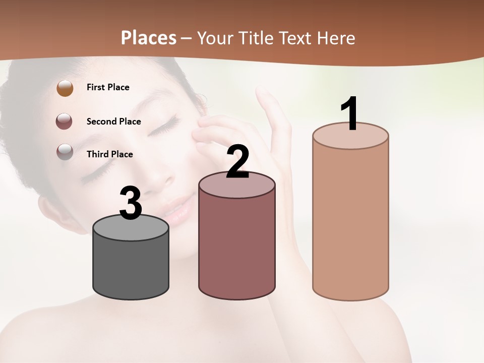 Girl Beautiful Model PowerPoint Template