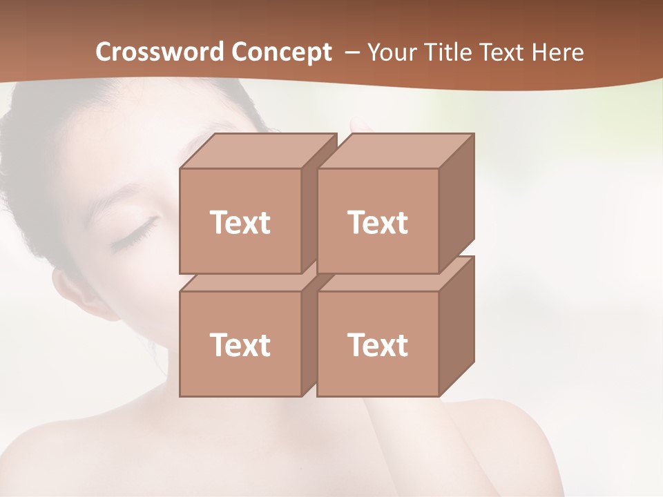 Girl Beautiful Model PowerPoint Template