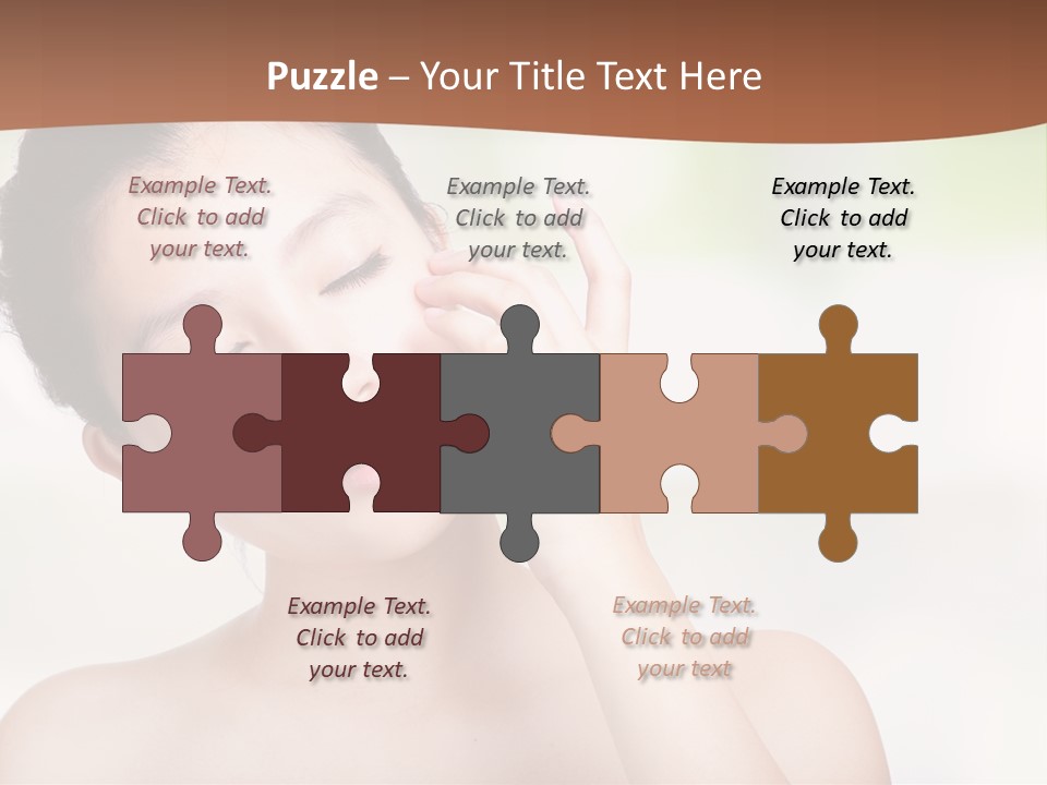 Girl Beautiful Model PowerPoint Template