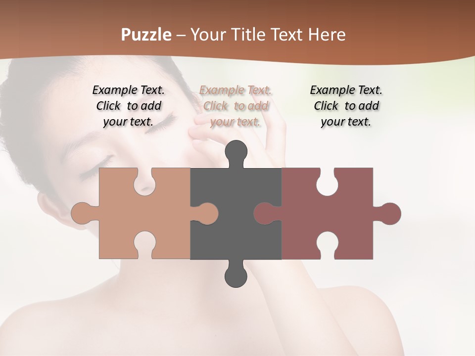 Girl Beautiful Model PowerPoint Template