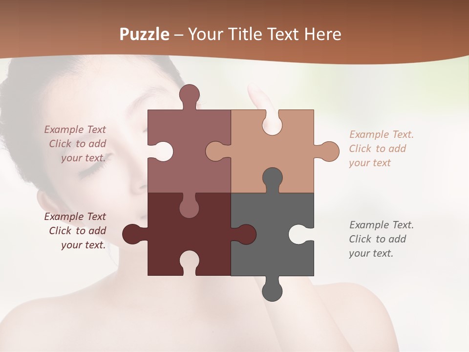 Girl Beautiful Model PowerPoint Template