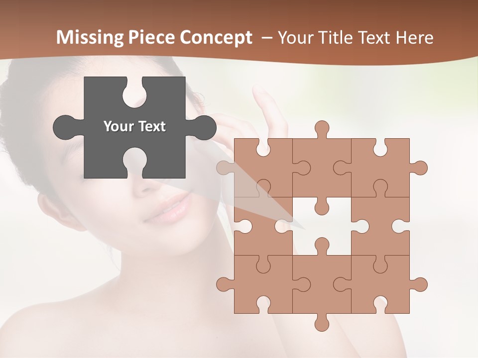 Girl Beautiful Model PowerPoint Template