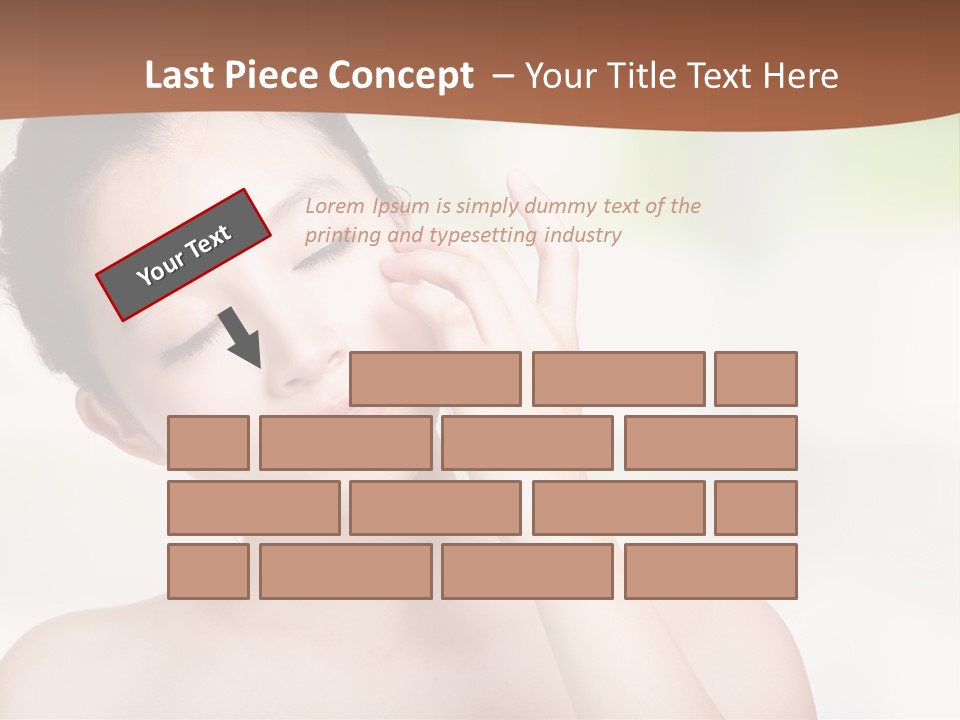 Girl Beautiful Model PowerPoint Template