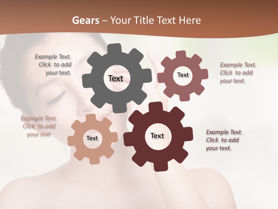 Girl Beautiful Model PowerPoint Template