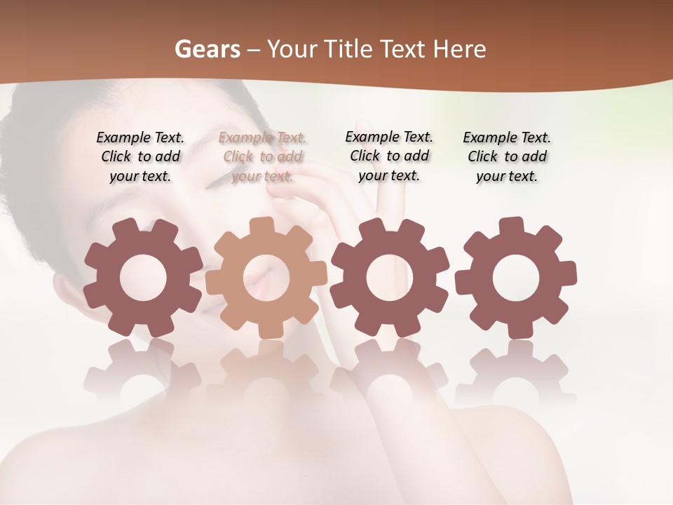 Girl Beautiful Model PowerPoint Template