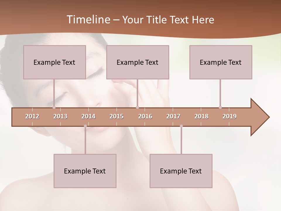 Girl Beautiful Model PowerPoint Template