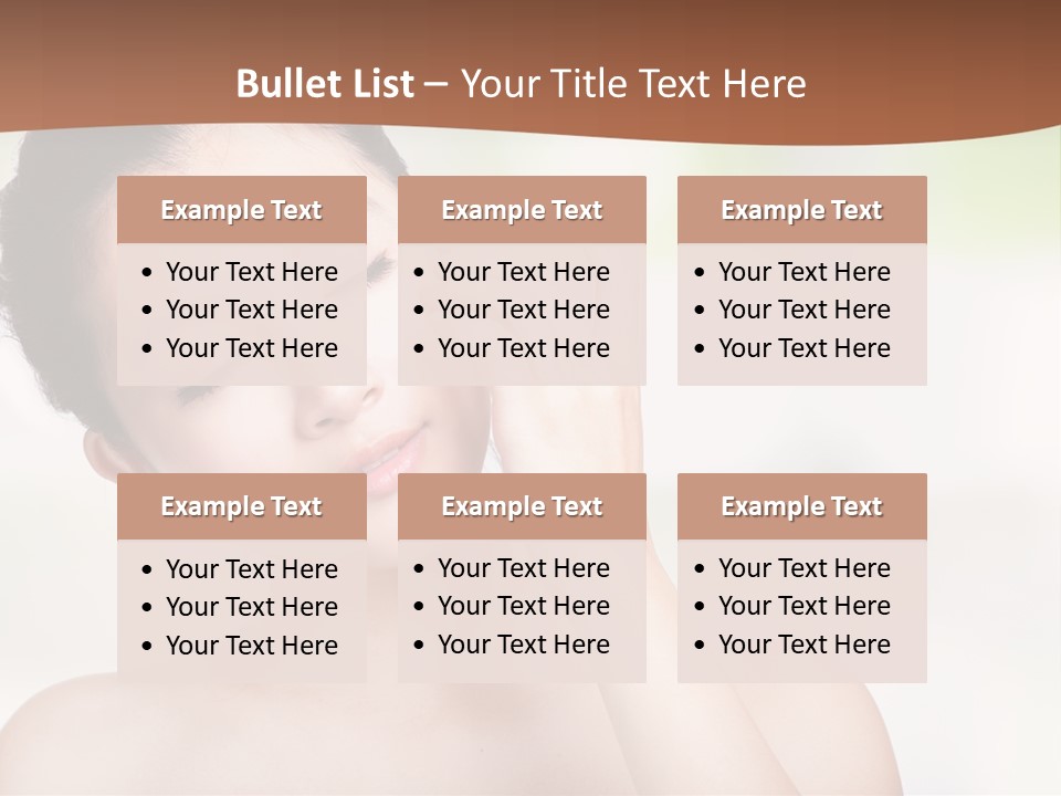 Girl Beautiful Model PowerPoint Template