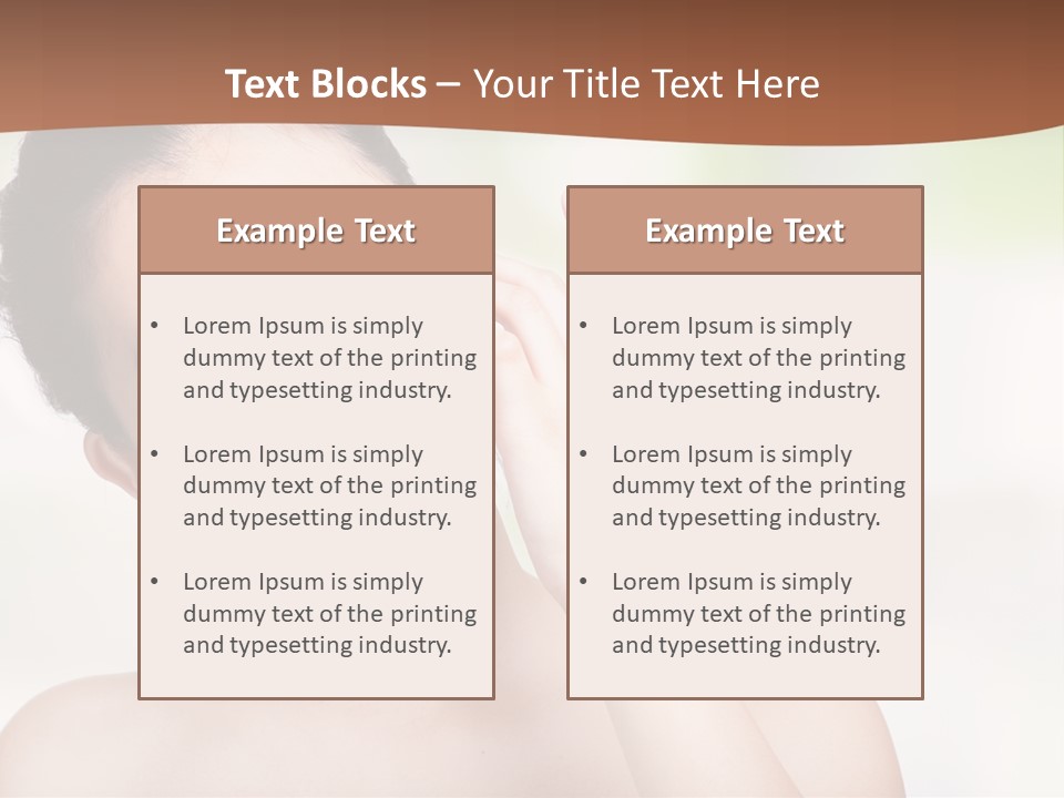 Girl Beautiful Model PowerPoint Template