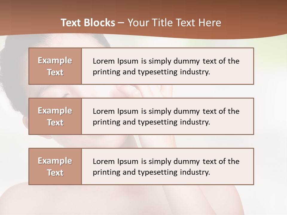 Girl Beautiful Model PowerPoint Template