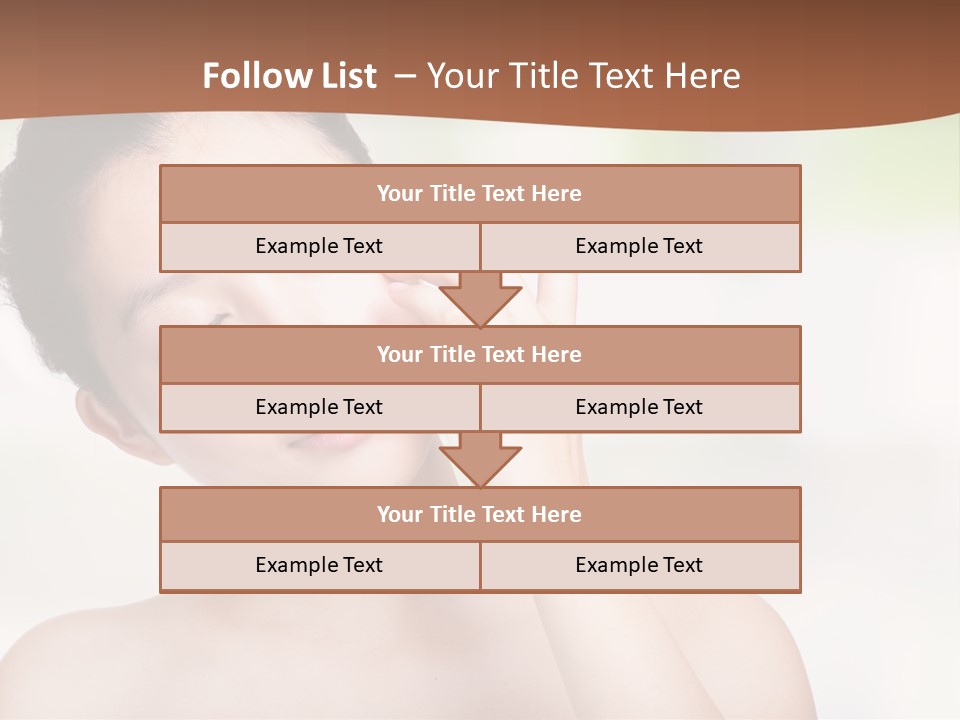 Girl Beautiful Model PowerPoint Template