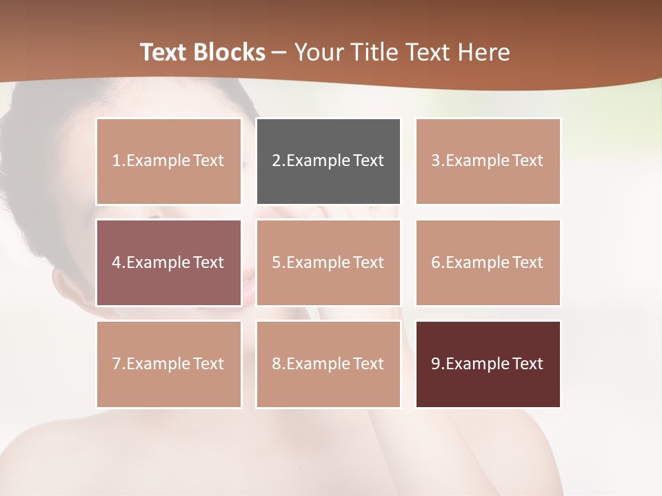 Girl Beautiful Model PowerPoint Template