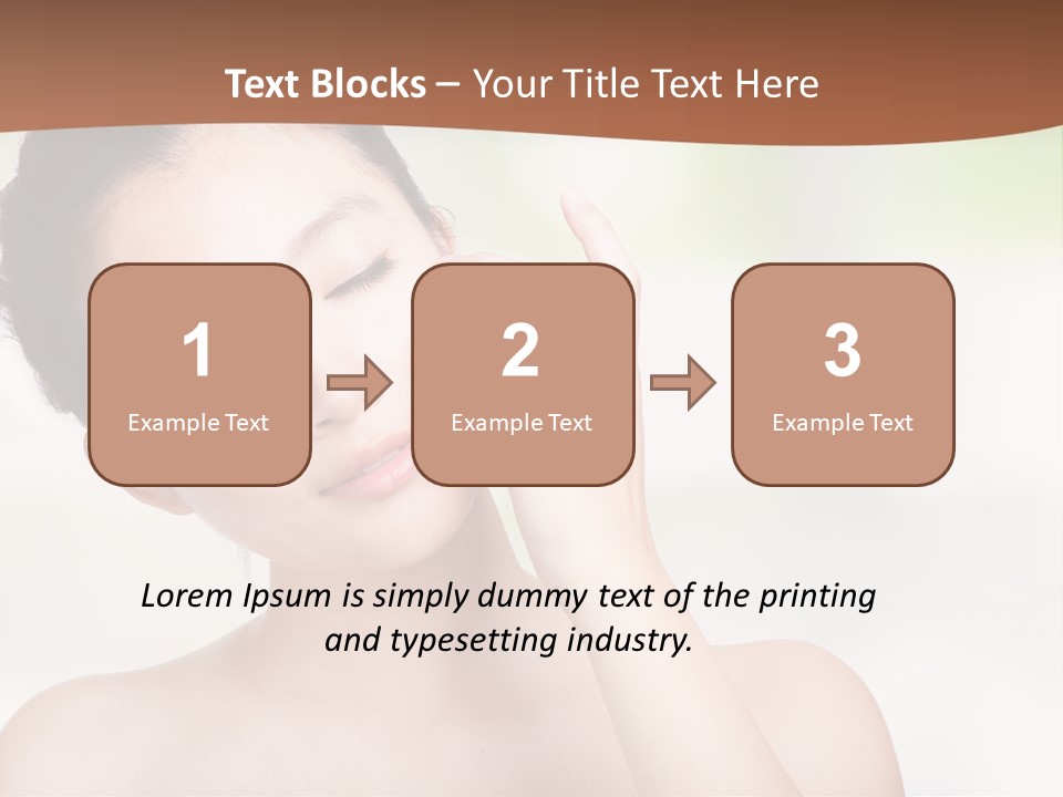 Girl Beautiful Model PowerPoint Template