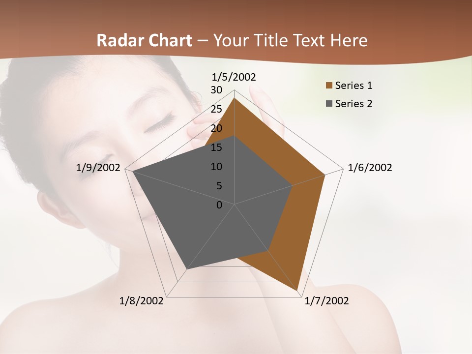 Girl Beautiful Model PowerPoint Template