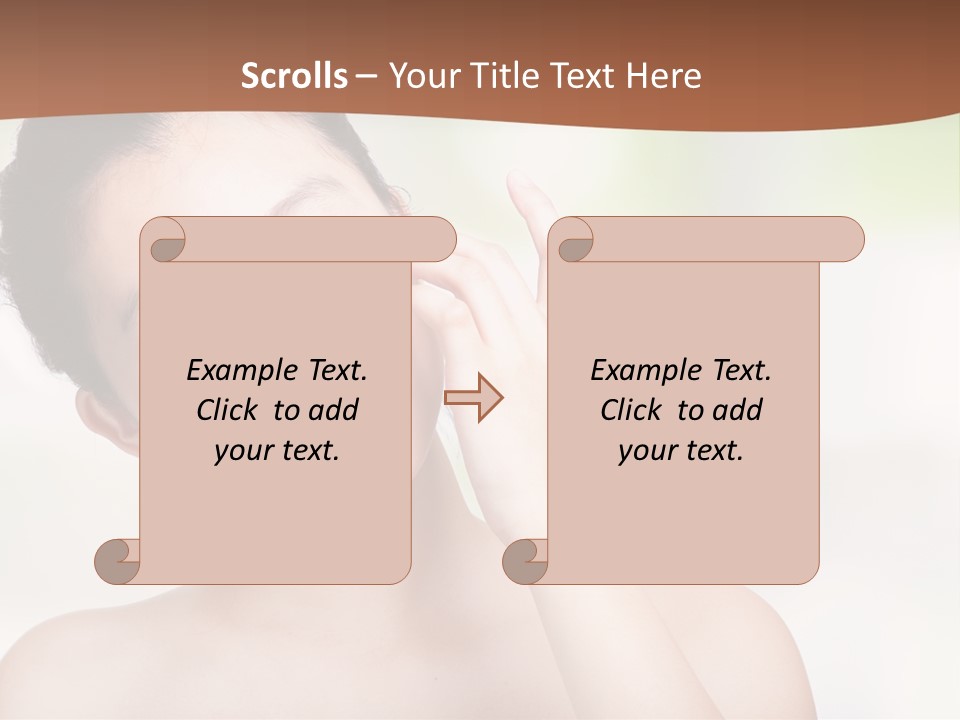 Girl Beautiful Model PowerPoint Template