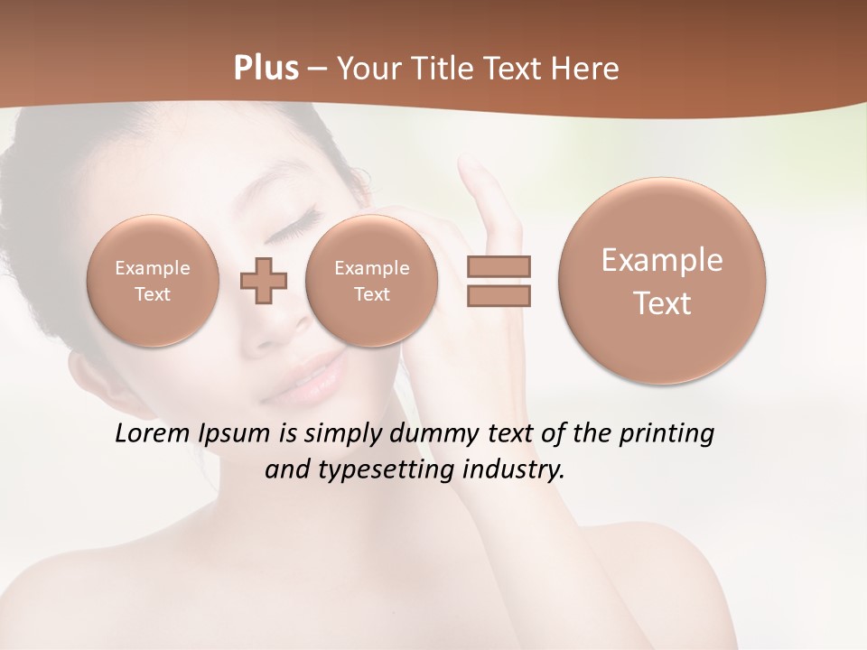 Girl Beautiful Model PowerPoint Template