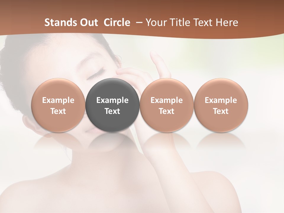Girl Beautiful Model PowerPoint Template