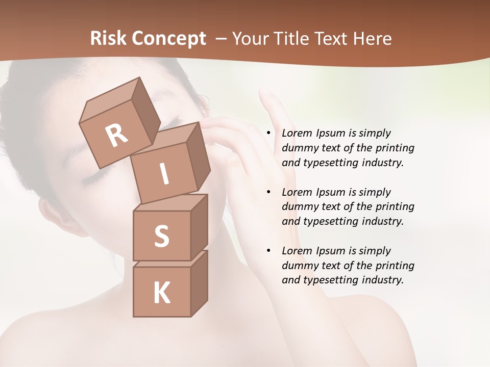 Girl Beautiful Model PowerPoint Template