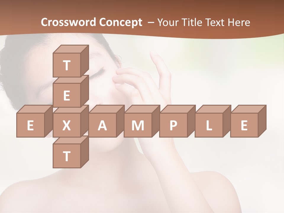 Girl Beautiful Model PowerPoint Template