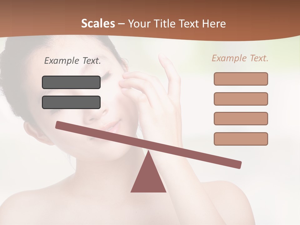 Girl Beautiful Model PowerPoint Template