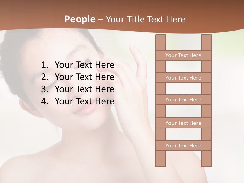 Girl Beautiful Model PowerPoint Template