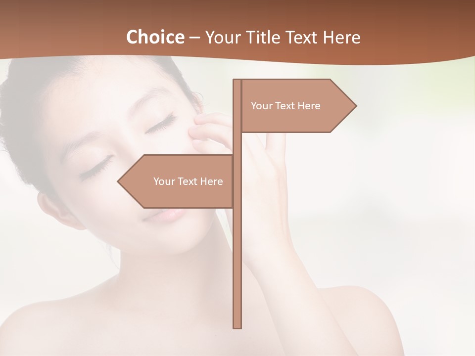 Girl Beautiful Model PowerPoint Template