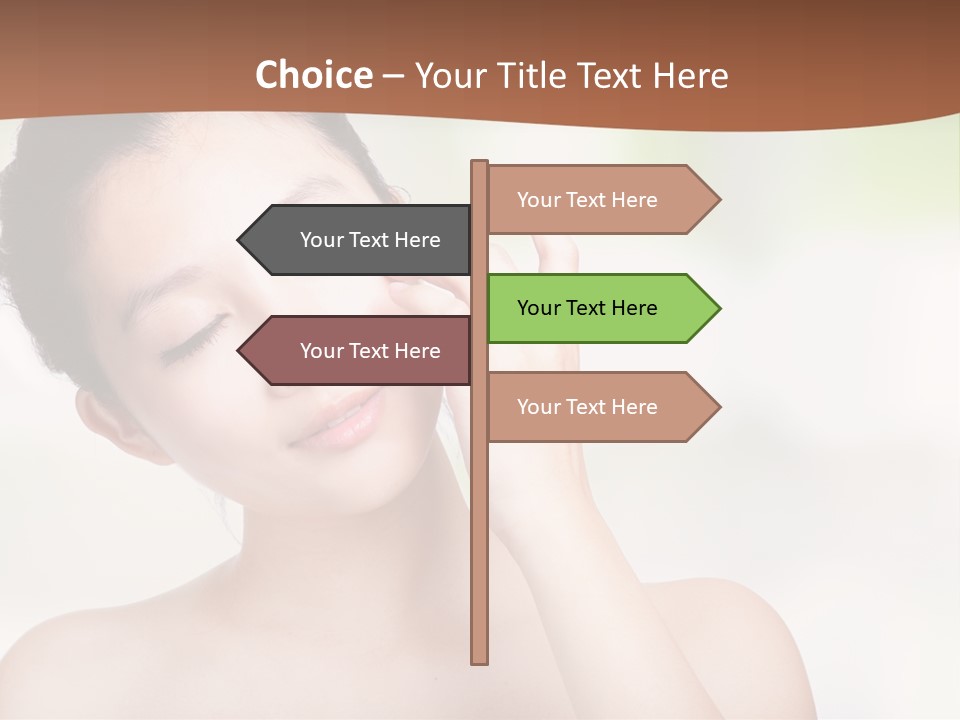 Girl Beautiful Model PowerPoint Template