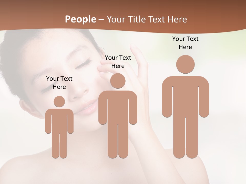 Girl Beautiful Model PowerPoint Template