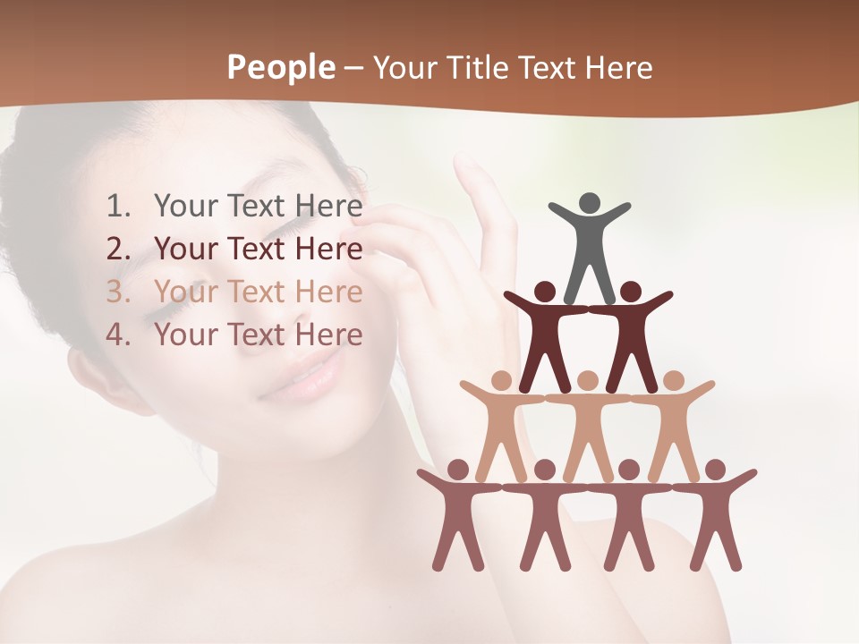 Girl Beautiful Model PowerPoint Template