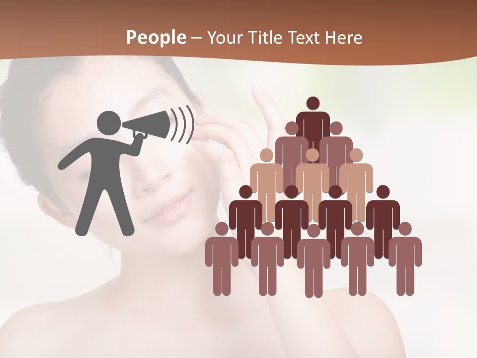 Girl Beautiful Model PowerPoint Template