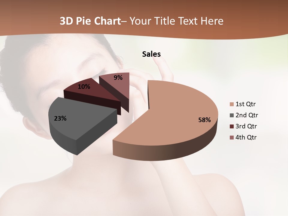 Girl Beautiful Model PowerPoint Template