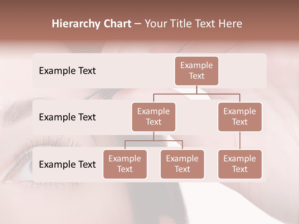 Isolated Eyebrow Tweezers Only Young Women PowerPoint Template